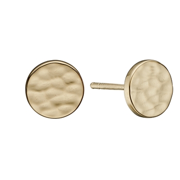 Christina Collect Gold plated sterling silver Experience Beautiful stud earrings, also available in silver, black rho. and pink, model 671-G91